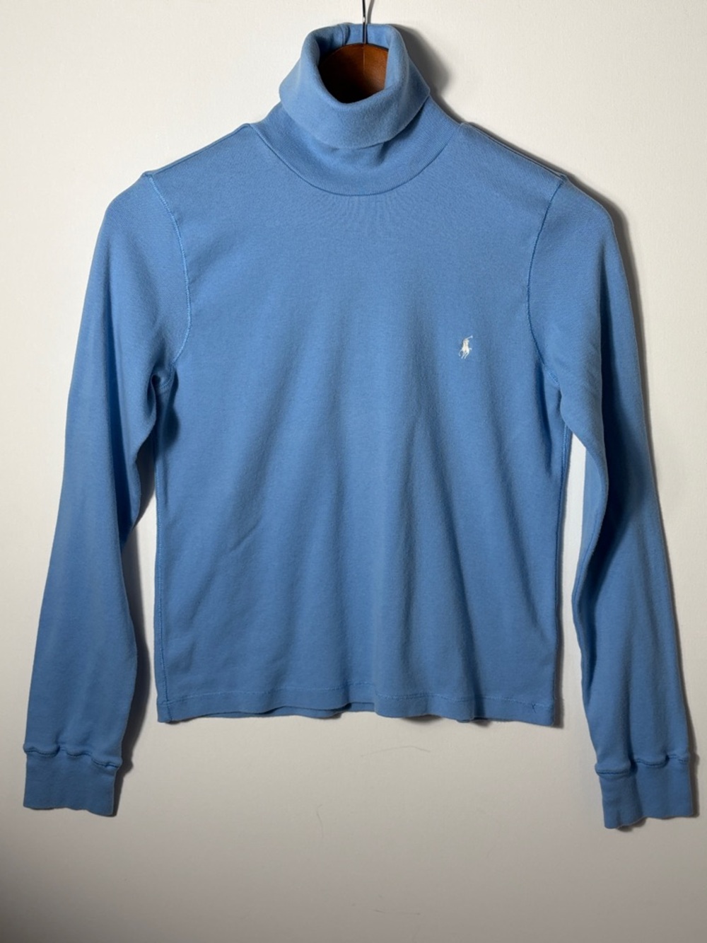 Ralph Lauren Sky Blue Turtleneck Pullover